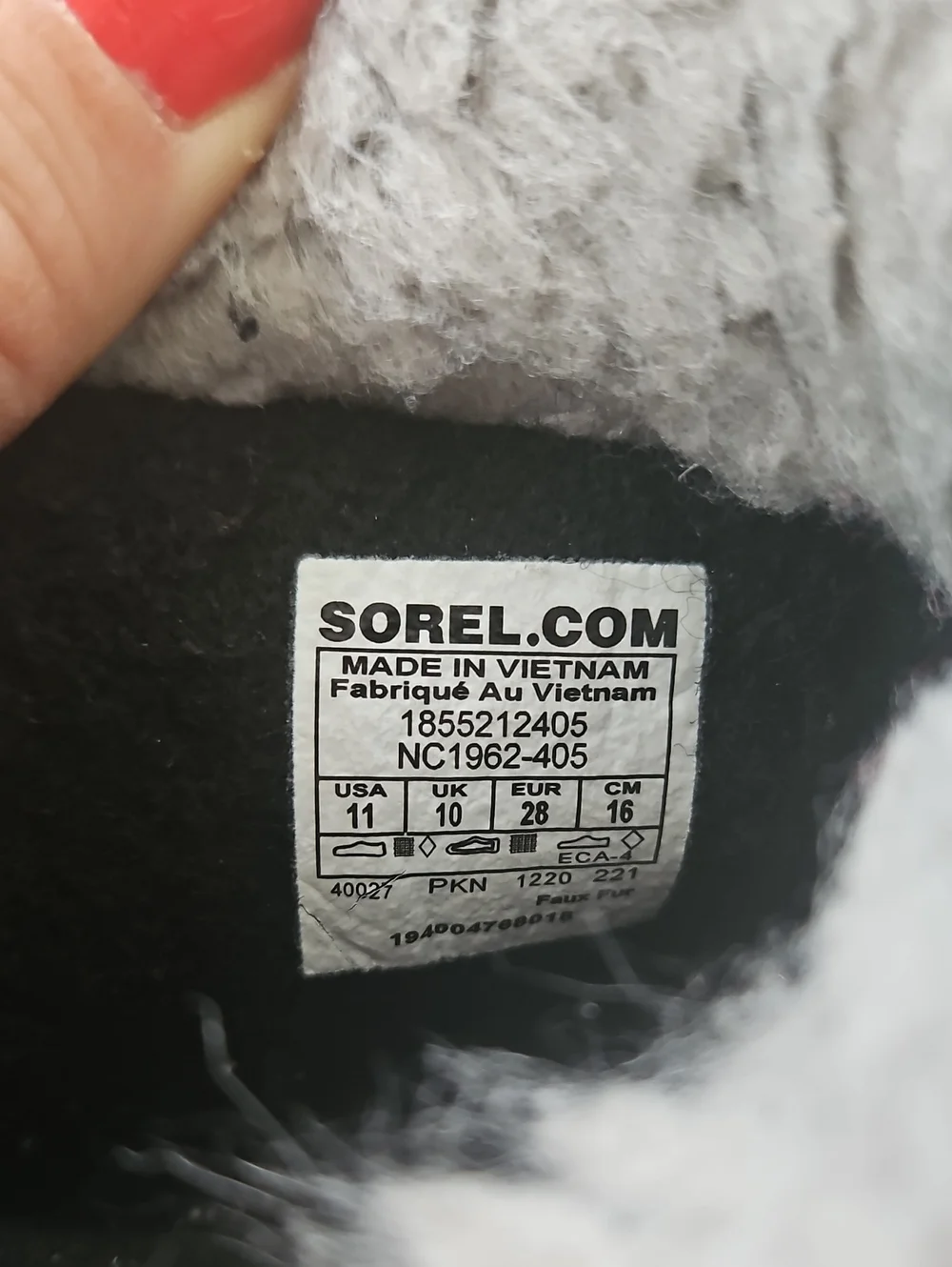 Sorel Blue Faux-Fur Lined Winter Boots 11 Winter